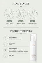 Gentle pH Balancing Cleansing Mousse bottle with botanical illustrations - View 12 | TEVQA