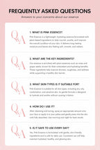 Nourishing skin serum in a clear bottle with pink liquid and floral packaging - View 13 | TEVQA