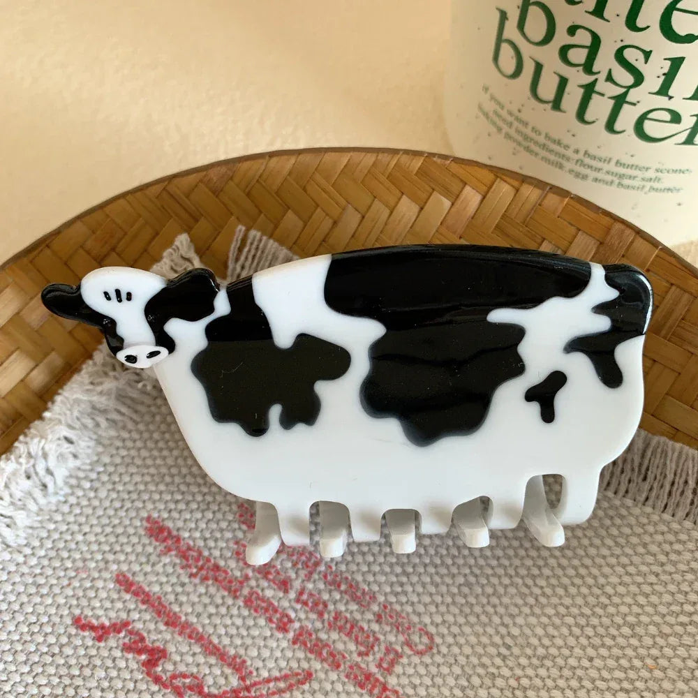 Farm animal acetate hair claw clip - View 6 | TEVQA