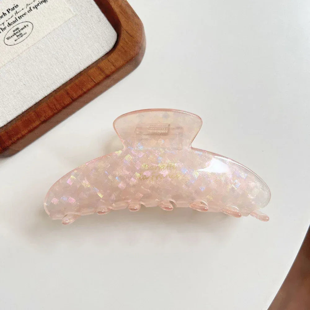 Large Acetate Hair Claw Clip - View 17 | TEVQA