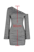 Long sleeve mini dress - View 10 | TEVQA