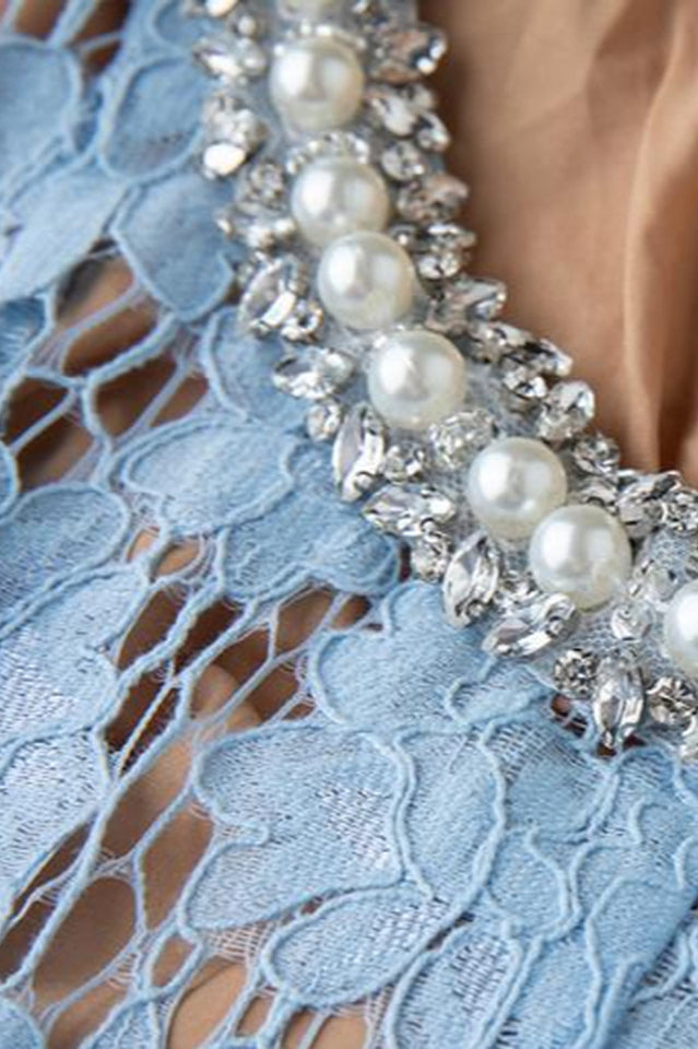 Ariana Floral Lace Sleeveless Midi Dress | Dress In Beauty