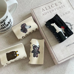 Artistic 3D Animal Acetate Hair Claw Clip - 3.15 Inch