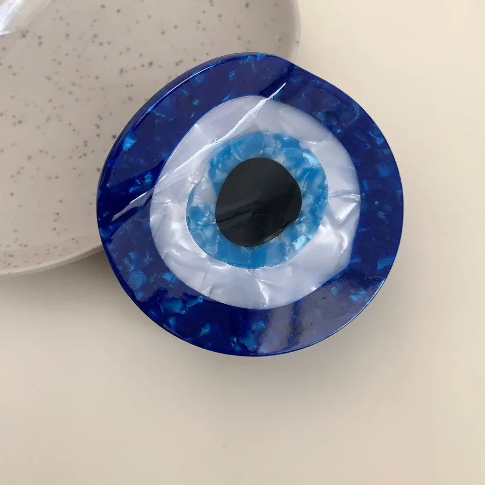 Acetate hair claw clip with mystic symbol - View 7 | TEVQA