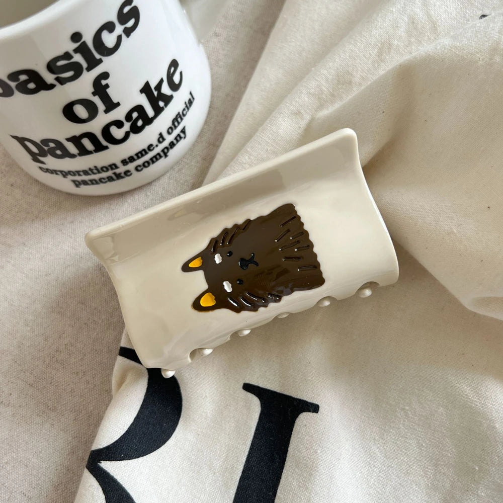 Artistic 3D Animal Acetate Hair Claw Clip - 3.15 Inch