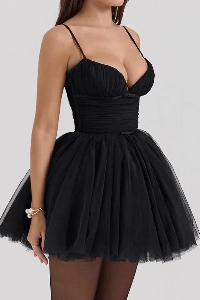 Princess Tulle Mini Dress - View 6 | TEVQA