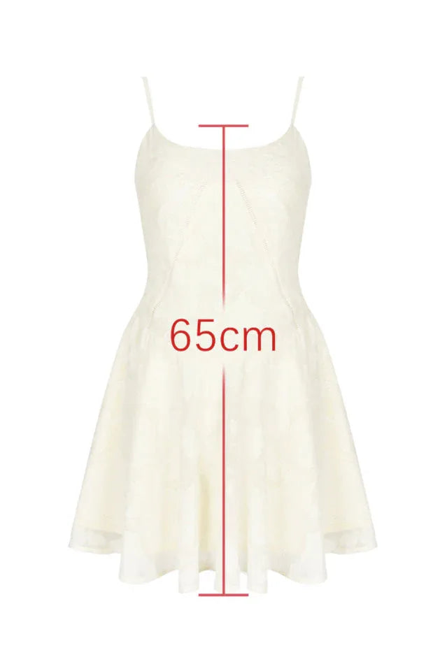 Serenita Vintage Cream Floral Mini Dress - View 6 | TEVQA