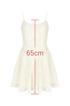 Serenita Vintage Cream Floral Mini Dress - View 6 | TEVQA