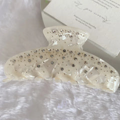 Rhinestone pavé acetate hair claw clip - View 6 | TEVQA