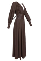 Rosey Tan Maxi Dress - View 24 | TEVQA