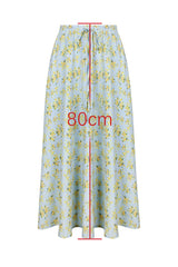 Vintage Floral Print Top + Skirt Set | Dress In Beauty