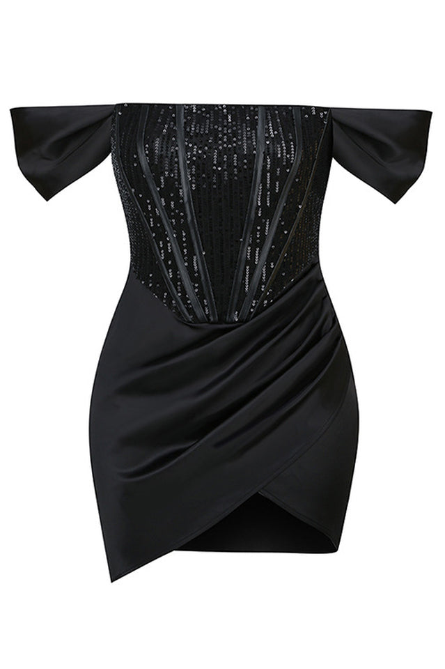 Nadia Off Shoulder Mini Dress | Dress In Beauty