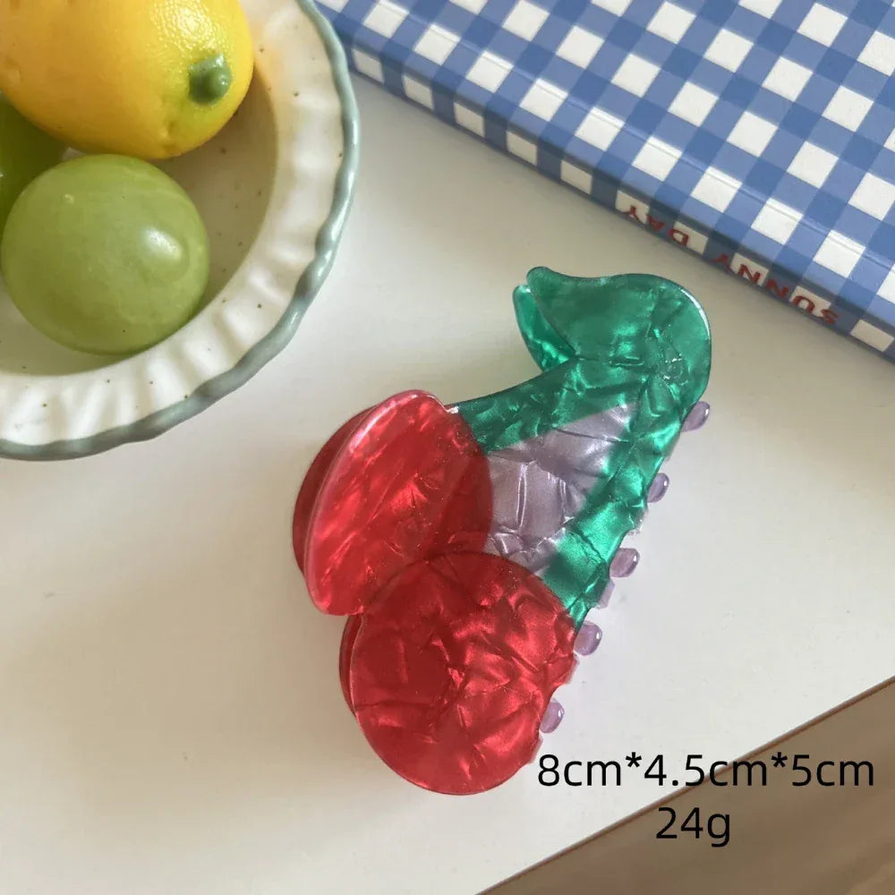 Acetate Fruit Hair Clip Collection - View 15 | TEVQA