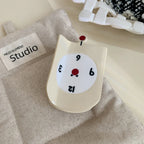 Novelty acetate hair claw clip with retro clock or phone design - View 9 | TEVQA