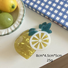 "Farmer's Market" Whimsical Acetate Fruit Clip Collection (3-4 Inch)