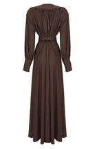 Rosey Tan Maxi Dress - View 25 | TEVQA