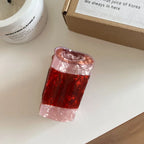 Acetate hair claw clip in coffee cup and croissant styles - View 7 | TEVQA