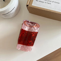 Café Collection Acetate Hair Claw Clip - Coffee Cup & Croissant Styles