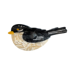 Artistic Bird Acetate Hair Claw Clip - 4.5 Inch Tropical Parrot & Magpie Styles