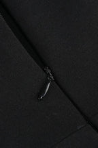 Strapless Crystal Chain Detail Wide Leg Jumpsuit - View 10 | TEVQA