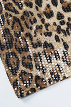 New In Town Leopard Print Mini Dress - TEVQA