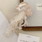 Large Acetate Jellyfish Hair Claw Clip - View 8 | TEVQA