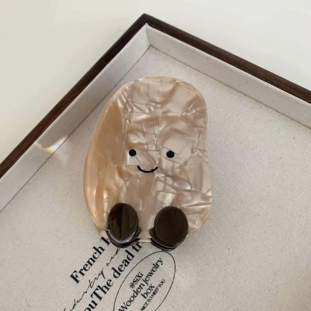 Whimsical "Kawaii" Foodie Acetate Clip Collection (3.2 Inch Avg) - TEVQA