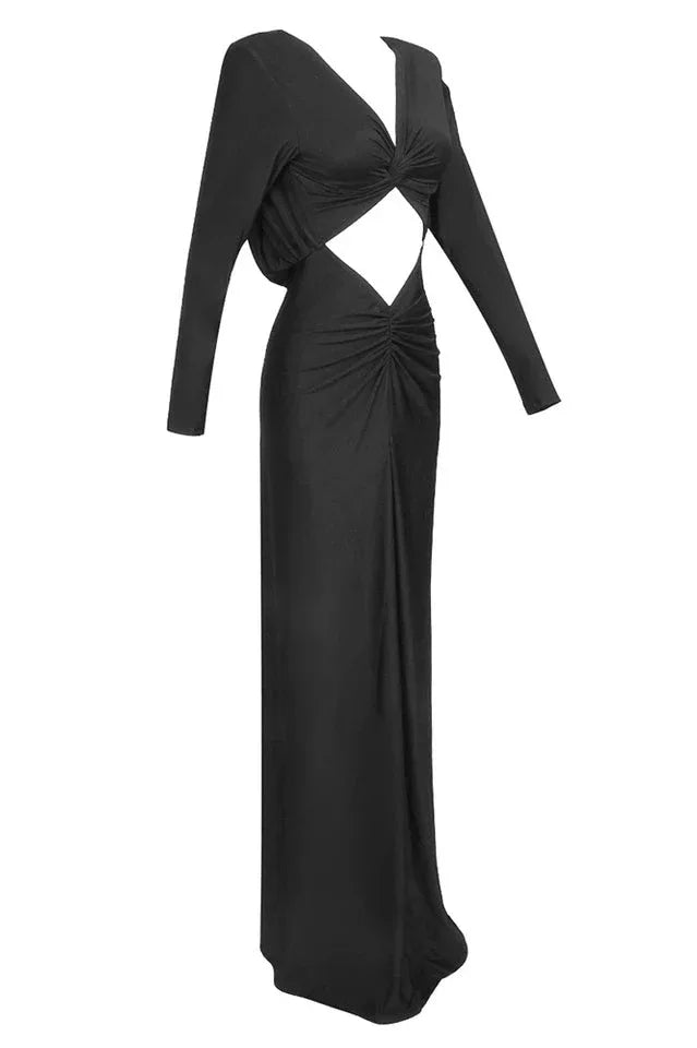 Black cropped top and skirt set - View 10 | TEVQA