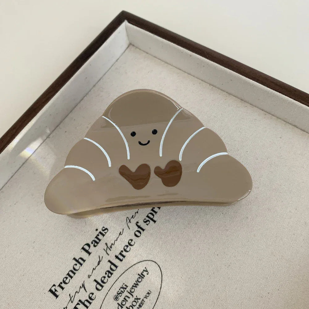 Whimsical "Kawaii" Foodie Acetate Clip Collection (3.2 Inch Avg) - TEVQA