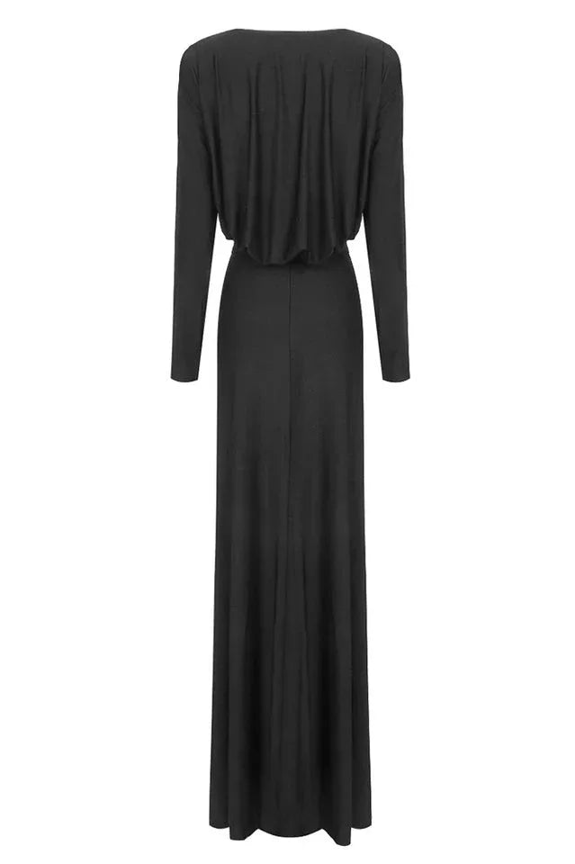 Black cropped top and skirt set - View 11 | TEVQA