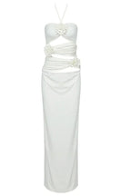 Halter Neck Ruched Maxi Dress - View 18 | TEVQA
