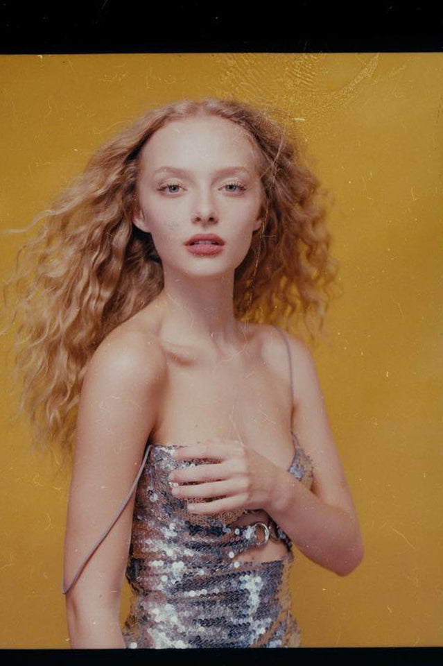 Draped Bra Mini Dress With Double Metal Ring | Dress In Beauty