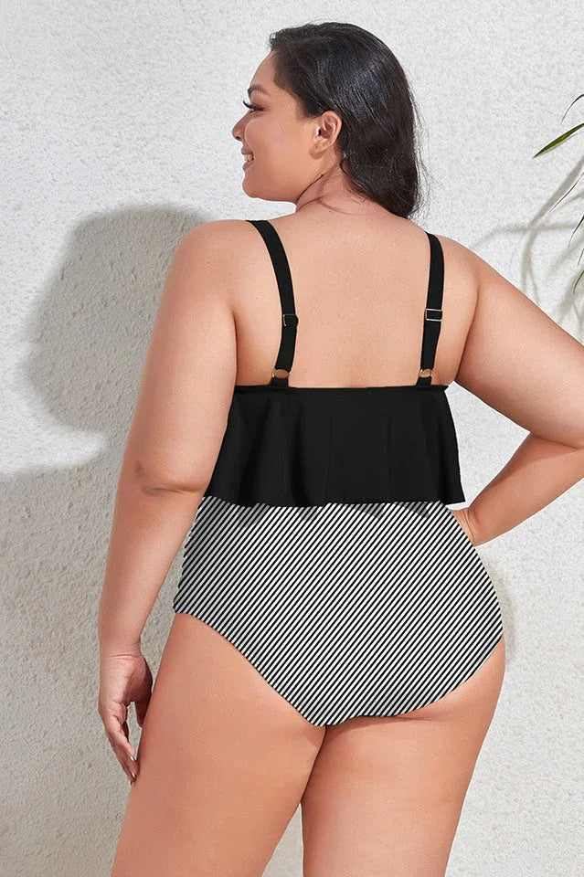 Floral High Waist Bikini Set - View 41 | TEVQA