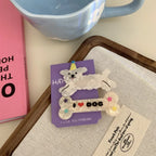 Whimsical "Pet Lover" Acetate Barrette (2.4 Inch) - TEVQA