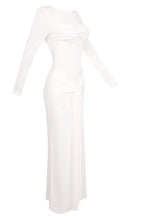 Strappy Long Sleeve Maxi Dress - TEVQA