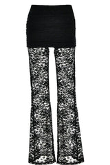 Flared Lace Pants - View 16 | TEVQA