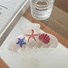 "Mermaidcore" Ocean Acetate Hair Claw Clip (3.7 Inch)