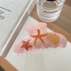 "Mermaidcore" Ocean Acetate Hair Claw Clip (3.7 Inch)