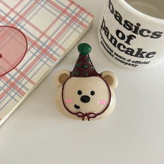 2.17 Inch Party Bear Acetate Hair Claw - Solid 34g Premium Clip