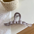 Jumbo Ribbon Bow Hair Claw Clip - View 6 | TEVQA
