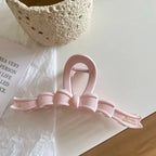 Jumbo Ribbon Bow Hair Claw Clip - View 9 | TEVQA