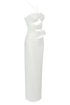 Halter Neck Ruched Maxi Dress - View 19 | TEVQA