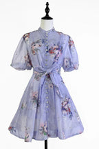 Floral print mini dress - View 24 | TEVQA