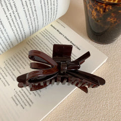 Large 4.3 Inch Bow Hair Claw Clip - View 7 | TEVQA
