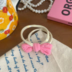 Gentle Knit Knot Bow Hair Ties for Kids - View 11 | TEVQA