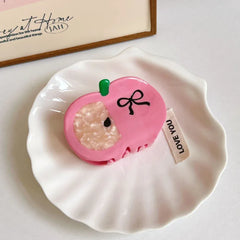 Foodie hair claw clip with fruit or snack design - View 8 | TEVQA