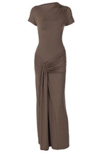 Tea Bodied Maxi Dress - TEVQA