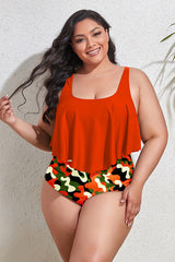 (L-4XL) Floral High Waist Bikini Set | Dress In Beauty