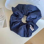 Oversized Soft Cotton Scrunchie - View 6 | TEVQA