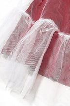 Minimoiselle Velvet Tulle Mini Dress - View 8 | TEVQA